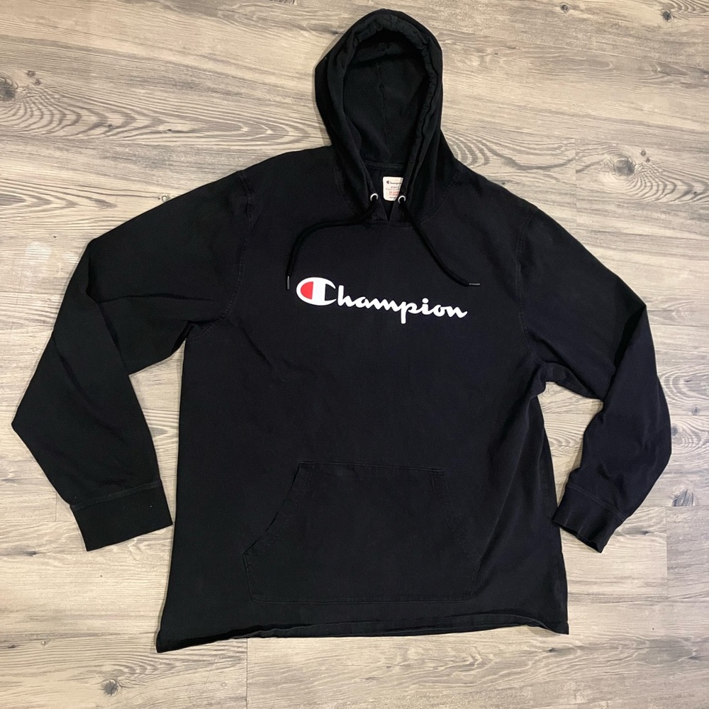 Champions Black Hoodie Sweater